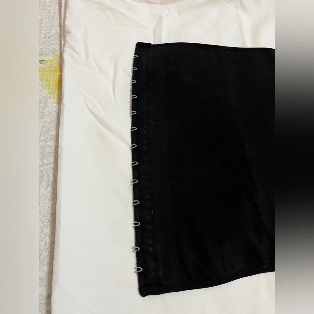 (W) Colombian Elegant Black And Blue Waist Trainer/Work